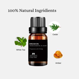 Dream on Diffuser Oil 10ml - Home Luxury Scents Refill - Inspired by Westin Hotel Aromatherapy Scents - White Tea, Cedarwood & Amber - Antal Hayat Diffuser Oil - Hotel Scents for Home Diffuser
