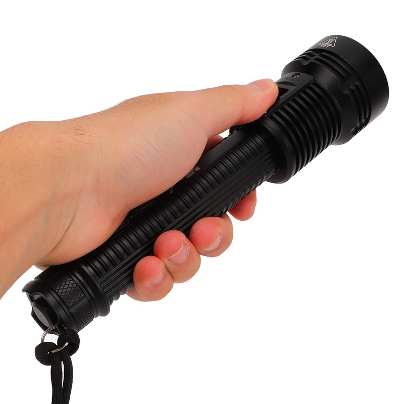 T40 Diving Flashlight Magnetron Switch Strong Light Dive Torch IPX8