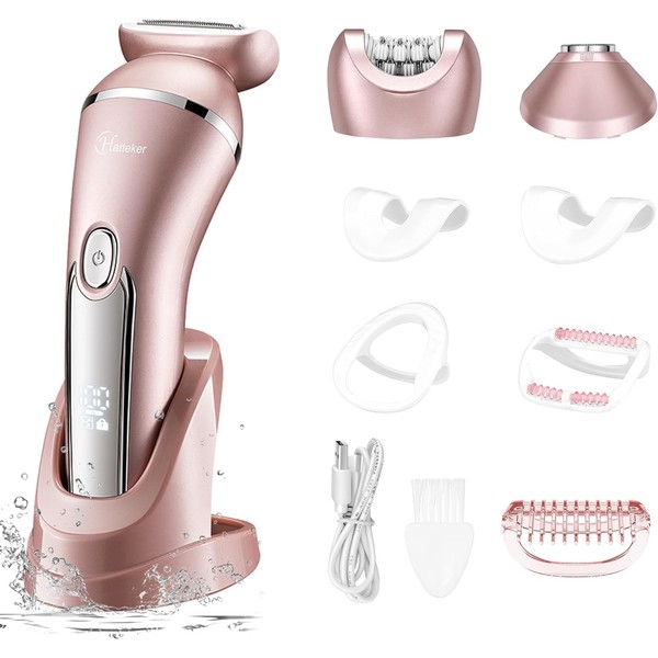 Hatteker Electric Shaver for Women Lady Epilator Electric Razors Kit