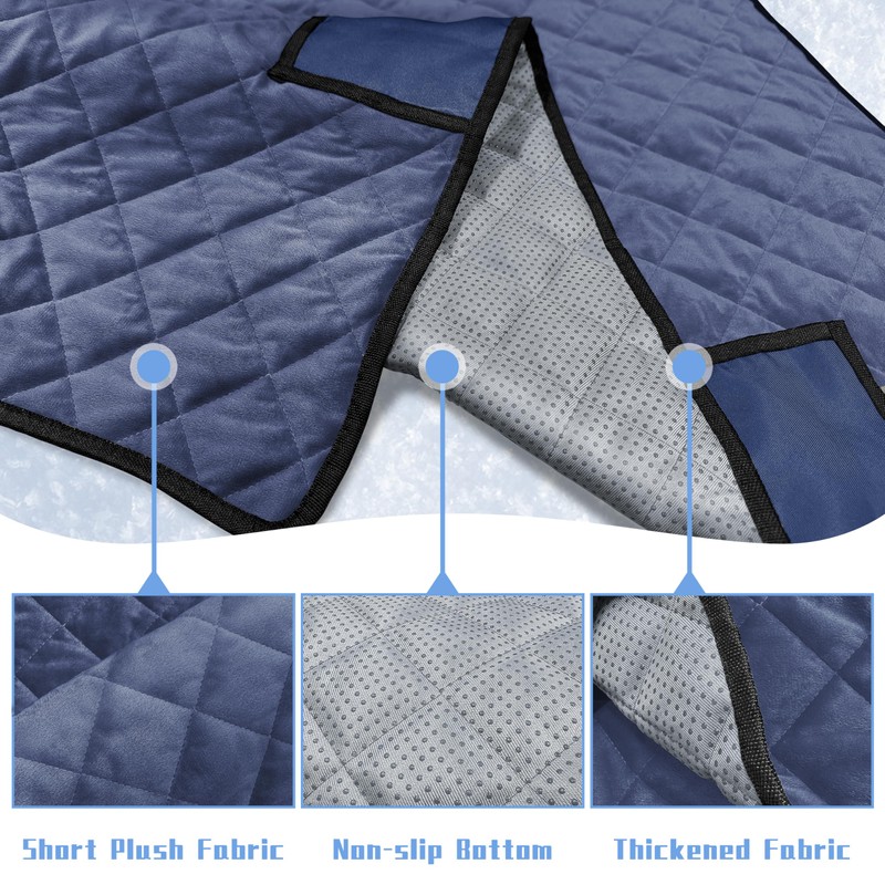 YOKYHOM Golf Cart Seat Covers with 4 Front Pockets, Thick