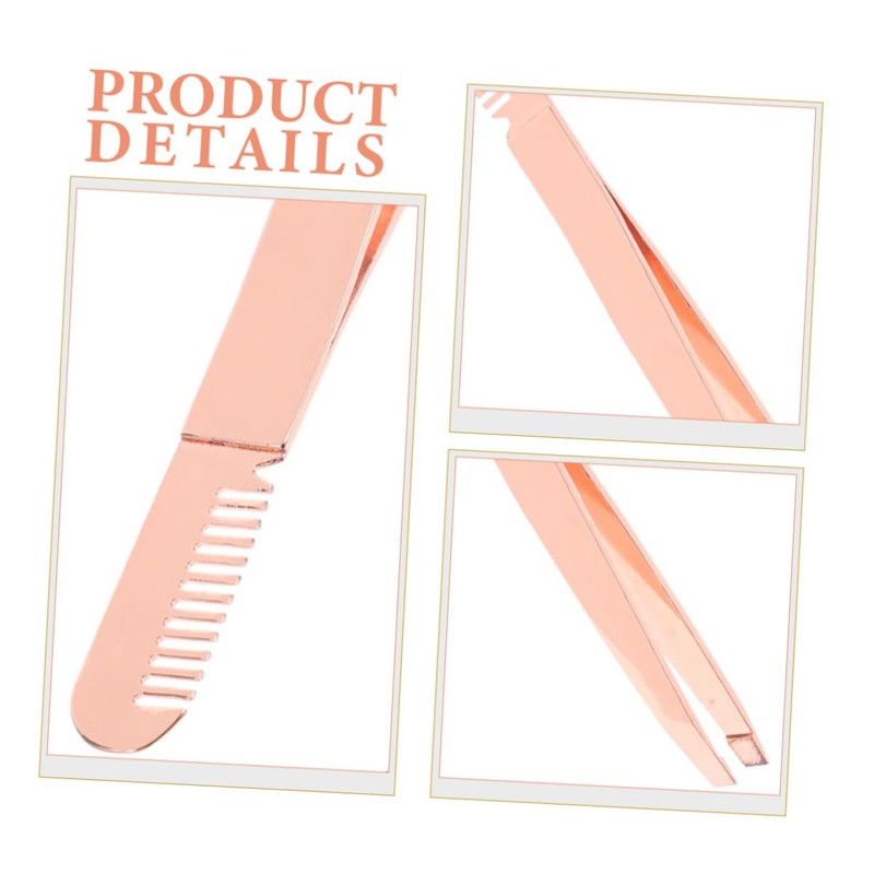Mikinona Precision Eyebrow Tweezers by 4pcs Stainless Steel Lash Tweezers