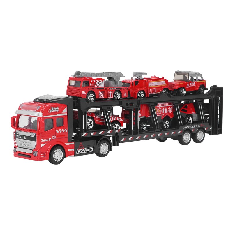 32cm Car Carrier Truck for Boys with 6 Small Car