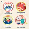 B. toys – Musical Drum – 7 Instruments Toy Drum