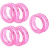 5Pcs Pink Silicone Scissors Finger Rings Grips Grooming Thumb Inserts Finger Protector Ring Hair Cutting Tools for Barber Hair Cutting Scissors Pet Shears