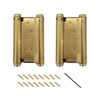 Pair of 5" Double Action Spring Hinge Stainless Steel Cafe