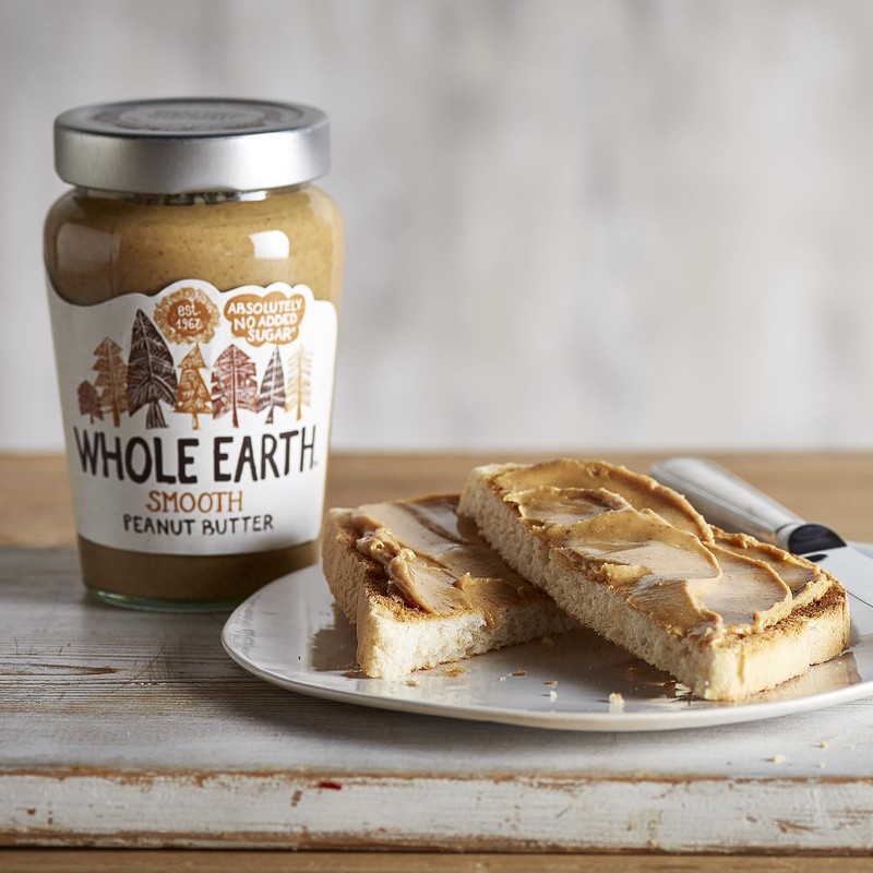 Whole Earth Smooth Peanut Butter, 454g