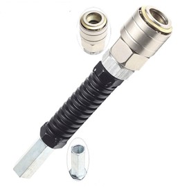 DIY 8MM Screw to Vac-u-Lock Electric Motion Saw Accessories Adapter Connector Interfaces for Different Reciprocating Machine with Powerful Spring (8MM Screw to Vac-u-Lock)