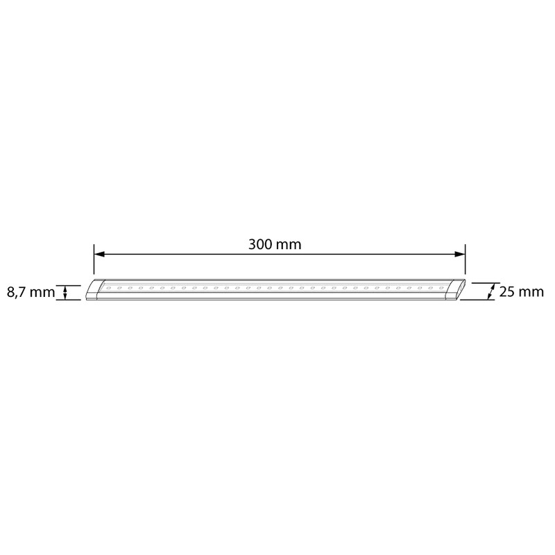 SEBSON Dimmable LED Under-Unit Light, Set of 5, Touch Function,