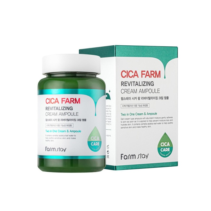 Farmstay Cica Palm Revitalizing Cream Ampoule 250ml / 팜스테이 시카