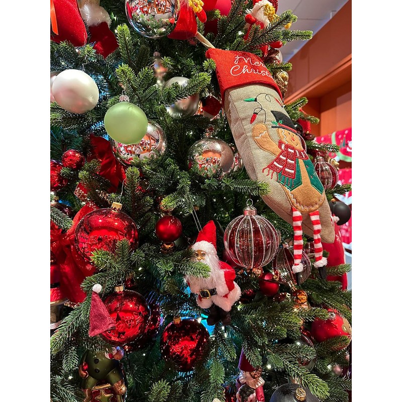 Kaemingk Weihnachtskugel, Glas, rot, 56 X 39.5cm, 6