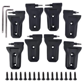 Flynsu 8pcs Door Hinge Kit Replacement for 2018-2024 Jeep Wrangler JL Unlimited 4-Door, Gladiator JT Front & Rear Door Hinges, Heavy Duty Aluminum Alloy
