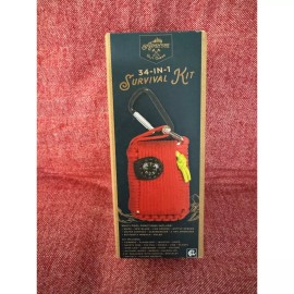 ADVENTURE Men's 34-In-1 Survival Kit