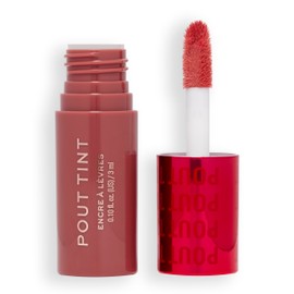Makeup Revolution, Pout Tint Lip Gloss, Lightweight & Buildable Formula, Gloss to Stain Finish, Nude Dreams, 0.1 Fl.Oz.