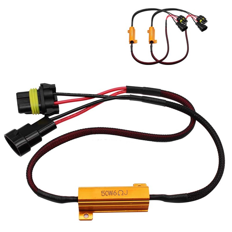 HUIQIAODS 9006 H11 Load Resistor Error Free Headlight Canbus Decoder