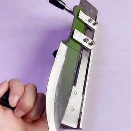 Belt Grinder Knife Jig, Knife Sharpener Jig Sharpening Locator Knife Sharpening Clip for Belt Sander/Belt Machine (A)