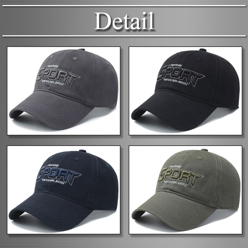 Buzz Selection Cap247 Sports Cap, Embroidered Letters, Logo, Simple Design,