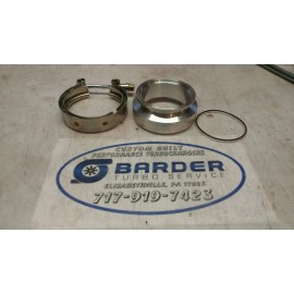 BARDER TURBO SERVICE S300SXE Compressor Outlet Flange HX35 HX40 S300 Cummins Flange  100% USA MADE