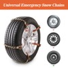 Snow Chains, 225-295mm Universal Tire Chains for Car, SUV, RV,