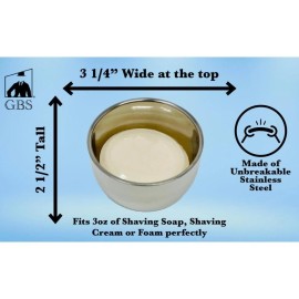 Wet Men Shaving Set Chrome Synthetic Brush,Stainles