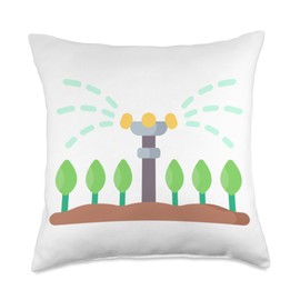 Really Like Water Irrigation Sprinkler Throw Pillow