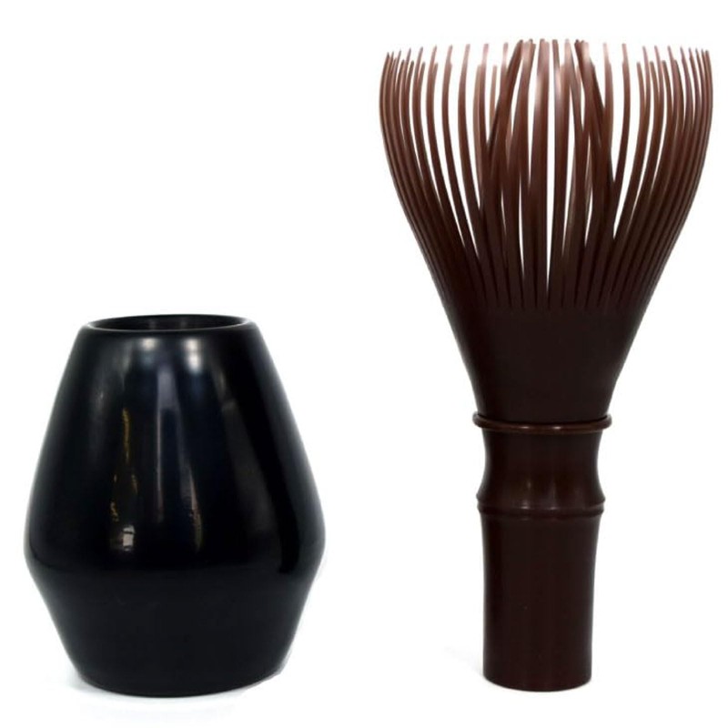 Tea Utensils, Resin Tea Tea Set, Soot Bamboo Color, Brown,