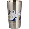 Yamaka Shoten MOOMIN MM3801-855 Stainless Steel Tumbler, Double Layer, Moisturizing,