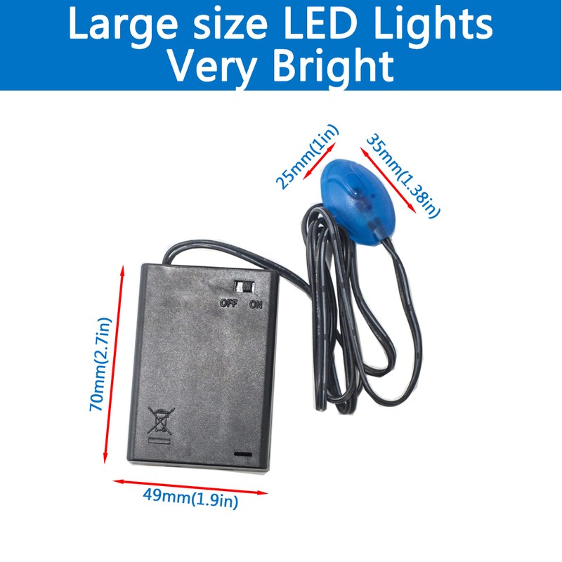 Fake Car Alarm, Dummy Car Alarm,(Batteries Included) Red LED Light
