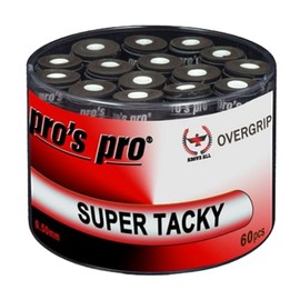 Generisch 60 Overgrip Super Tacky Tape Plus Tennis Pros Pro Grip Tape Black