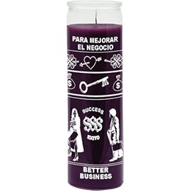 Purple Candle for Business Growth by Indio Products