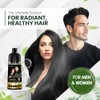 Herbishh Black Shampoo, Hair Dye Shampoo 3 in 1, 100%