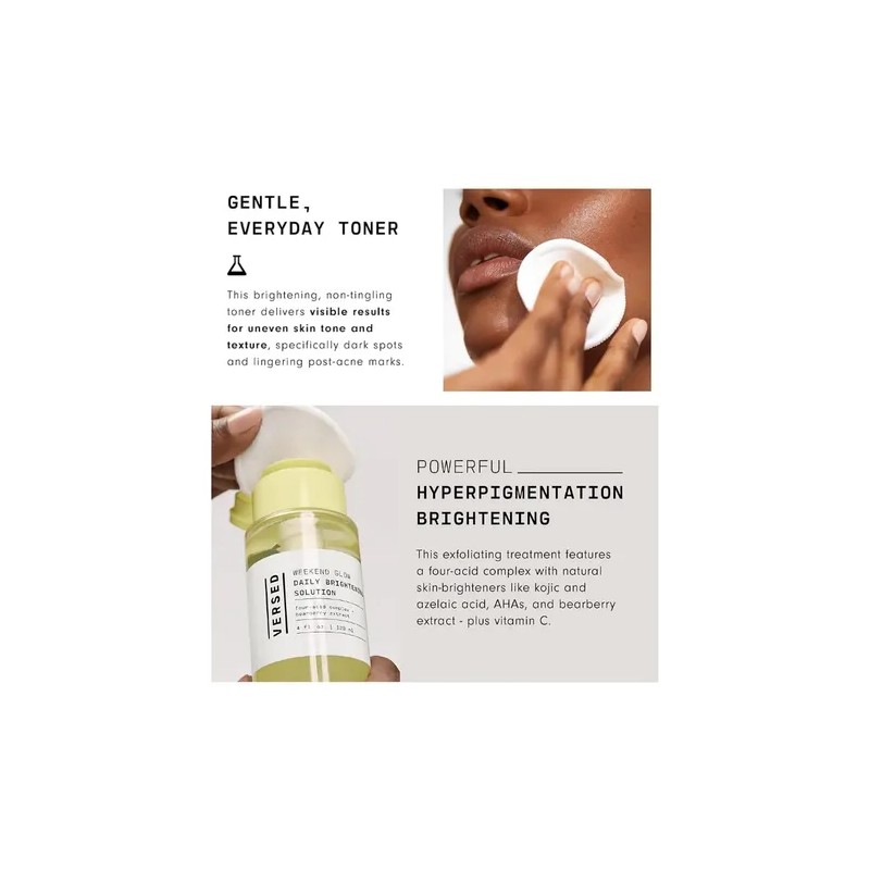 Versed Toner Facial Unifica El Tono, Vit C Y Ac