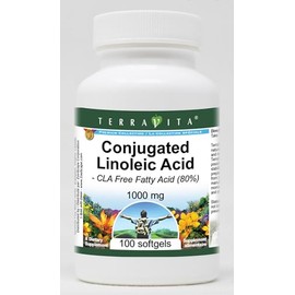 Conjugated Linoleic Acid - CLA Free Fatty Acid (80%) - 1000 mg (100 softgels, ZIN: 427996)