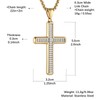 HZMAN Cross Necklace for Men Women High Polished Stainless Steel