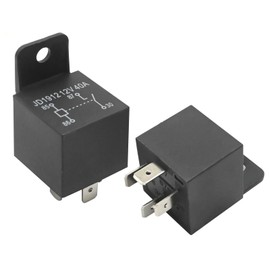 Hoypeyfiy 2Pcs JD1912 Automotive Relay, 4 Pin 40A 12V SPST Automotive Switches And Starters, Replaces JD1912
