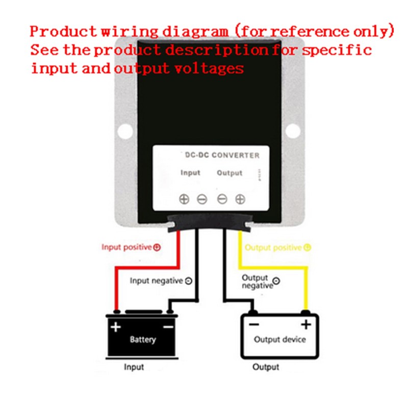 Areyourshop DC/DC Buck Step-Down Module 60V to 48V 6A Power