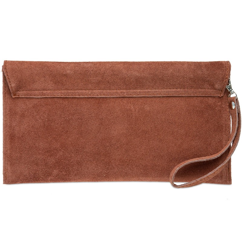 Caspar TL708 Women's Velour Suede Clutch Bag Evening Bag with