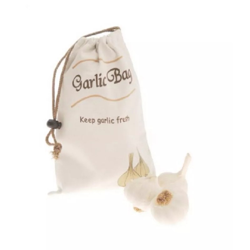 hOme 2 pack Garlic Storage Bag Keeps Garlic Fresher Longer