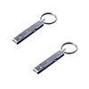 munkees 2 x Mini Nail Clippers Stainless Steel Keychain Nail