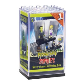 Character Building Monsters Versus Zombies Micro Figure Display Brix