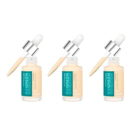 3 x Maybelline New York Green Edition Superdrop Tinted Oil Foundation 20ml - Shade 10
