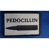Flat Ranger Pedocillin patch. Bullet. Grey.