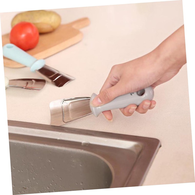 Kisangel 6pcs Stainless Steel Deicing Shovel Ice Scrapers for Refrigerators