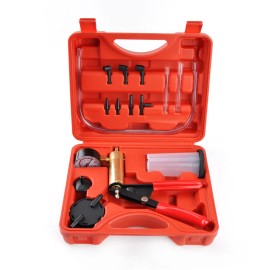 Unbranded Hand Held Vacuum Pump Pressure Tester Kit Car Brake Fluid Bleeder Tool Set