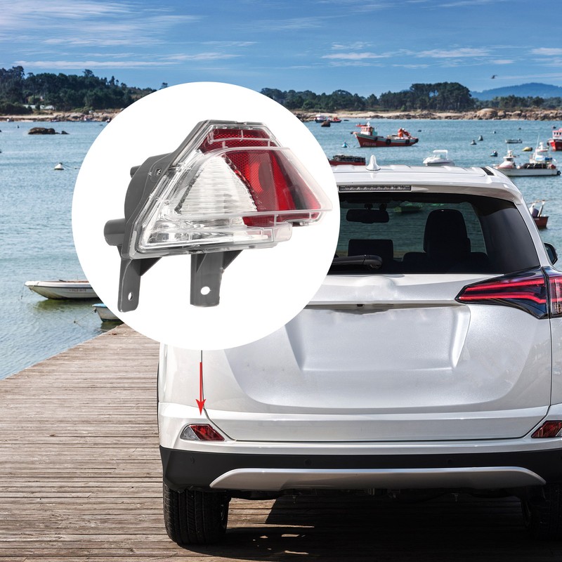 Rear Bumper Reflector Light Waterproof Reflector Light Stop Lamp for