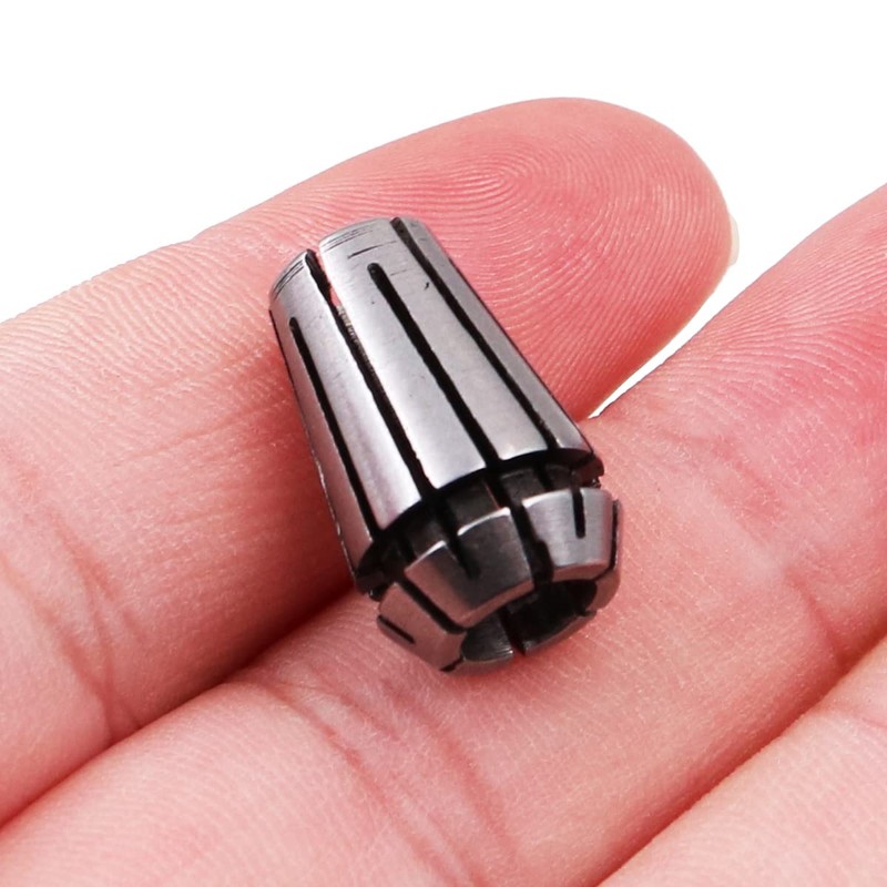 WANGCL 2PCS 1/8inch Spring Collet Set ER11 Collet Set for