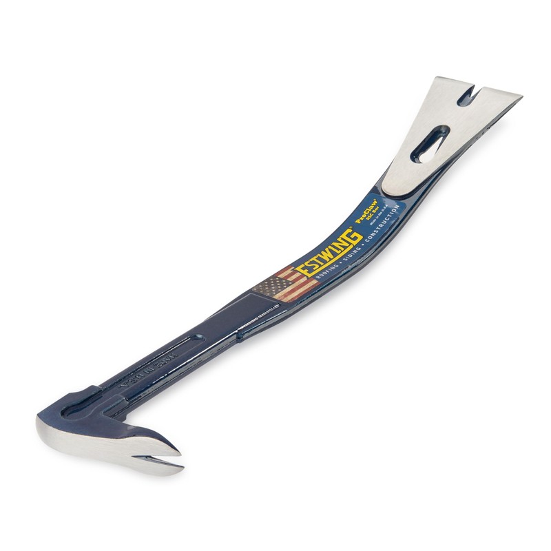 ESTWING Pro-Claw Pry Bar - 16" 3-in-1 Roof/Siding/Construction Tool with