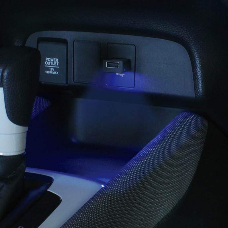 Tsuchiya Yak PF-398 Car Supplies, LED Illumination, Ambient, Rainbow Mini,