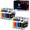 Wolfgray LC203 LC201 High Yield Compatible Ink Cartridges 10 Pack