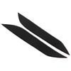 2pcs Headlight Eyebrow Eyelids Trim Decoration Car Light Eyebrow Replacement