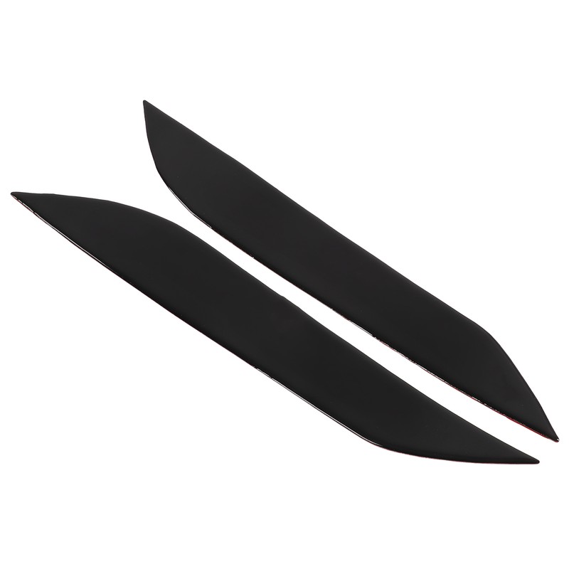 2pcs Headlight Eyebrow Eyelids Trim Decoration Car Light Eyebrow Replacement
